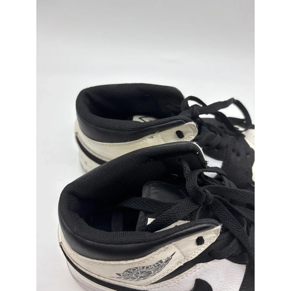 Nike Air Jordan 1 Mid Panda White‎ Black Gum DH6933-100 Mens Size 7 Sneakers